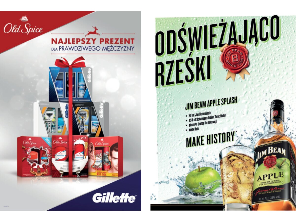 Gillette / Jim Beam - Kampanie ATL i prezenty